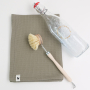Wafeldoek mini, lichtolijfgroen