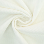Tissu nid d’abeille gaufré mini, blanc