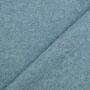 Tissu loden id. laine bouillie, bleu pétrole clair chiné