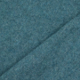 Tissu loden id. laine bouillie, bleu pétrole chiné