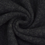 Tissu loden id. laine bouillie, noir chiné