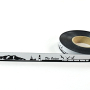 Woven ribbon My home skyline THE BALTIC SEA black / white