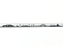 Woven ribbon My home skyline THE BALTIC SEA black / white