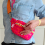 Étiquette vêtement Allerliebst, rose