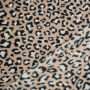 Tissu polaire doux wellness Animal Print, beige