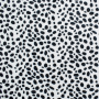 Wellnessfleece Dalmatiër, wit