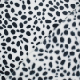 Wellnessfleece Dalmatiër, wit
