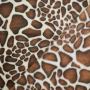 Tissu polaire doux wellness Girafe, blanc cassé