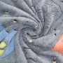 Wellness fleece Glow in the Dark Gaming, grijs