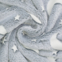 Wellnessfleece Glow in the Dark moon, light grey