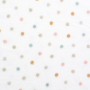 Tissu polaire doux wellness à pois Little Dots, blanc