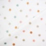 Tissu polaire doux wellness à pois Little Dots, blanc