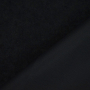 Tissu suédine faux daim nubuck, noir
