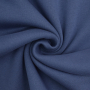 Tissu sweat molleton, bleu denim