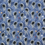 Wintersweat Kleiner Astronaut, jeansblau