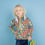 Tissu sweat molleton Petits monstres Little Monsters, multicolore