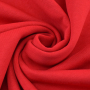 Tissu sweat molleton uni, rouge