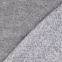 Tissu lainage bouclette, gris clair chiné