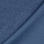 Tissu lainage bouclette, bleu denim