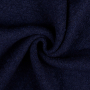 Tissu lainage bouclette, bleu marine