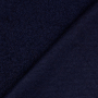 Tissu lainage bouclette, bleu marine