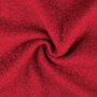 Tissu lainage bouclette, rouge