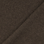 Wollen fleece uni, donkerbruin