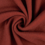 Wollen fleece uni, terracotta