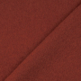 Wollen fleece uni, terracotta
