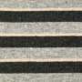 Gebreide stof met wol Colour Stripes, grijs