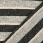 Gebreide stof met wol Colour Stripes, grijs