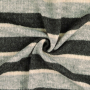 Gebreide stof met wol Colour Stripes, grijs