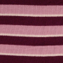 Gebreide stof met wol Colour Stripes, roze