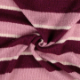 Gebreide stof met wol Colour Stripes, roze