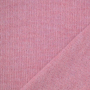 Tissu laine mélangée maille tricot, rose chiné