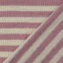 Gebreide stof met wol Stripes, roze