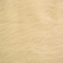 Tissu fausse fourrure à longs poils hirsutes, beige