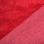 Pluche langharig, rood