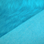 Pluche langharig, turquoise
