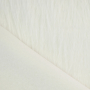 Tissu fausse fourrure à longs poils hirsutes, blanc
