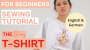 E-book JULIANA MARTEJEVS T-Shirt Oversized Jersey Oberteil, Duits