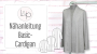 Ebook patron cardigan femme Basic Lillesol & Pelle, en allemand