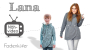 Fadenkäfer Lana hoodie women papieren patroon, Duits