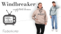Patron k-way enfant pdf Windbreaker femme & homme Fadenkäfer, en allemand