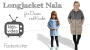 Patron veste sweat femme pdf Nala Fadenkäfer, en allemand