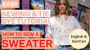 E-Book JULIANA MARTEJEVS Pullunder Strickweste Oberteil, english