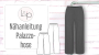 E-book Lillesol & Pelle Damen Palazzohose, Duits