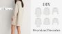 E-book Make it yours Oversized Sweat Jurk / Sweater, Duits
